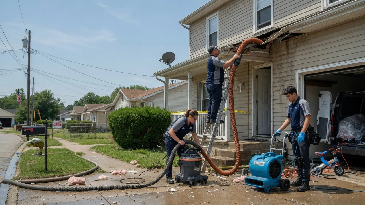 Water Damage Restoration in Sandoval, IL near me